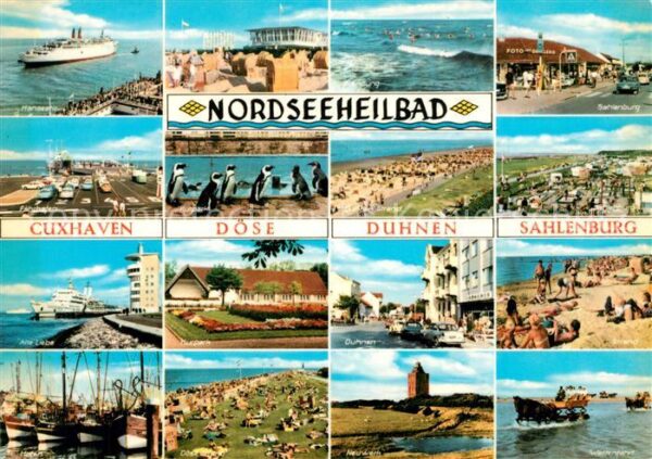 Cuxhaven Nordseebad Döse Duhnen und Sahlenburg