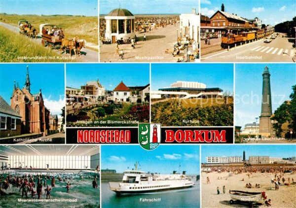 Borkum Inselrundfahren mit Pferdekutschen Musi