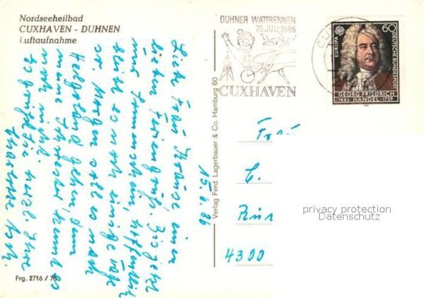 Duhnen Nordsee Nordseeheilbad Fliegeraufnahme – Bild 2
