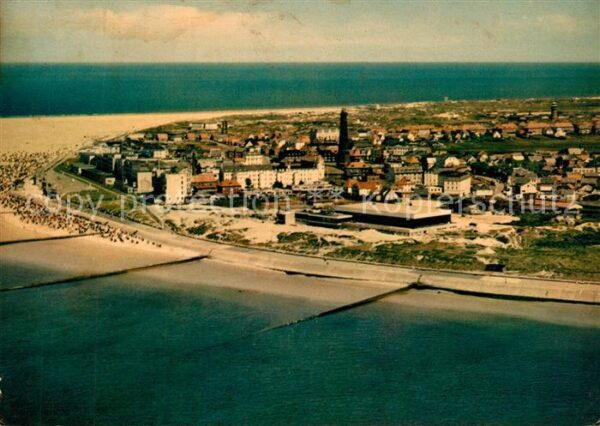 Borkum Nordseeinsel Fliegeraufnahme