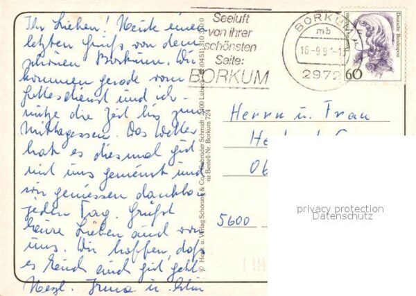 Borkum Nordseeinsel Fliegeraufnahme Leuchtturm – Bild 2