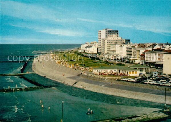 Norderney Nordseebad Strandpromenade vor der Kaiserstrasse N