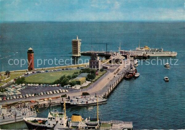 Cuxhaven Nordseebad Alte Liebe und Hafenanlagen Nordseeheil