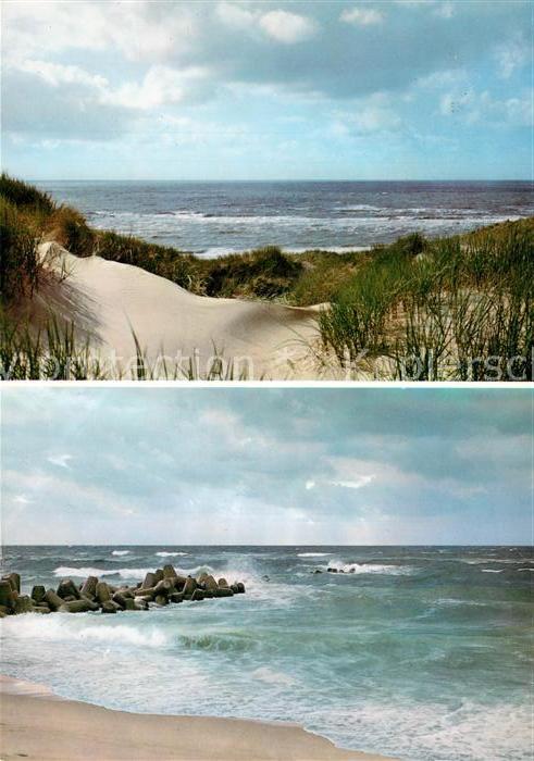 Sylt Düne Nordsee und Tetrapoden