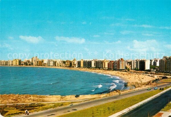 Montevideo Uruguay Vista parcial de la Playa Pocitos
