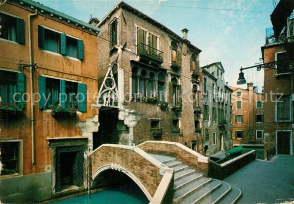 Venezia Venedig Ponte e Calle del Paradiso