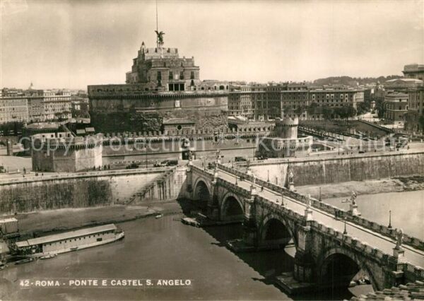 Roma Rom Ponte e Castel Sant Angelo