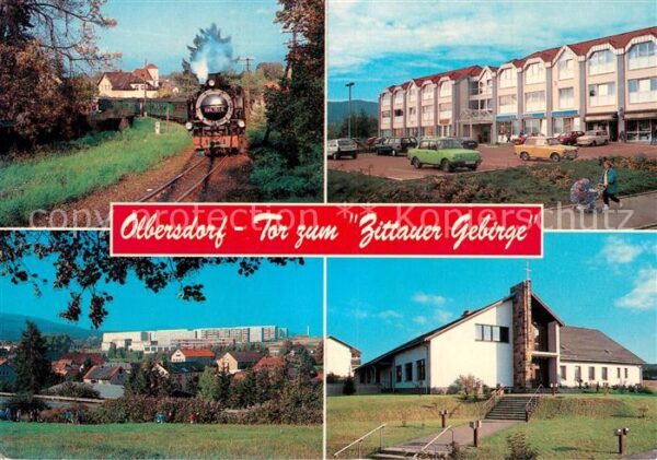Olbersdorf Sachsen Bimmelbahn Dampflokomotive Grenzlandcen