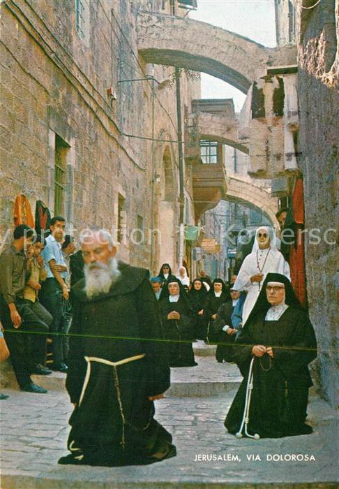 Jerusalem Yerushalayim Via Dolorosa Procession