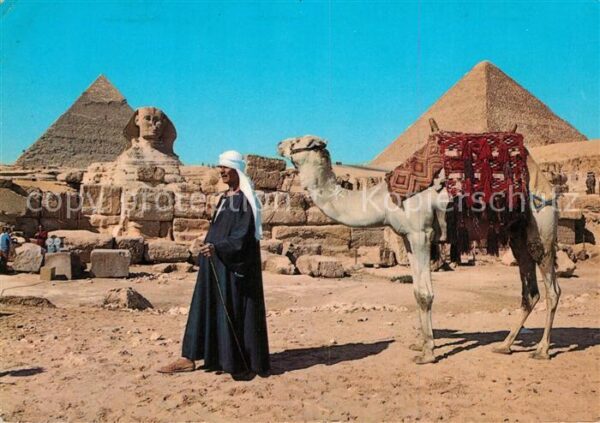 Giza Sphinx and the Pyramids of Cheops and C
