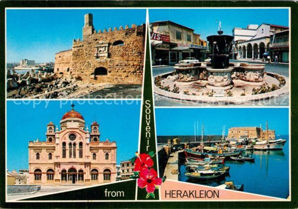 Heraklion Iraklio Festung Gebäude Brunnen Hafen