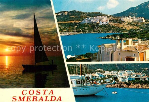 Olbia Costa Smeralda Sonnenuntergang am Meer