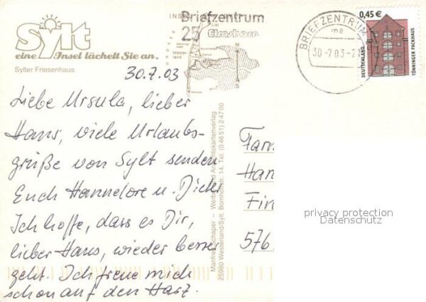 Insel Sylt Friesenhaus – Bild 2