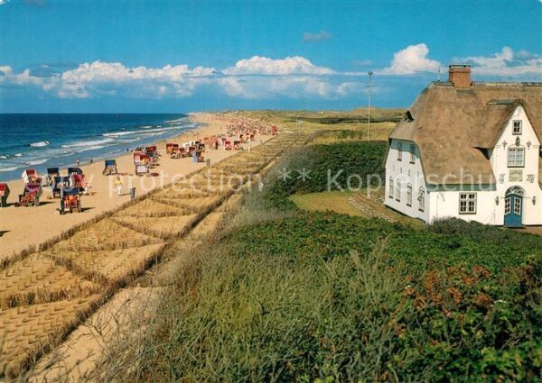 Kampen Sylt Strand Nordseebad