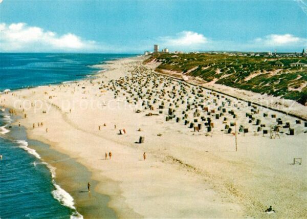 Westerland Sylt Nordseeheilbad Fliegeraufnahme