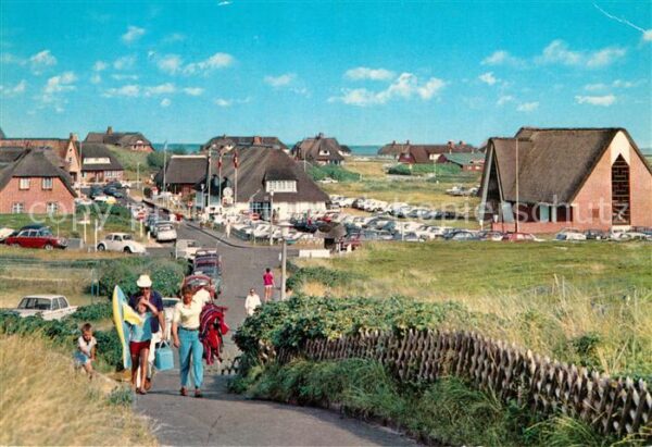 Rantum Sylt Friesenhäuser Weg zum Strand
