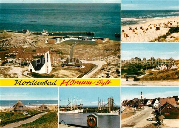 Hoernum Sylt Strand Landschaft Friesenhäuser Hafen F
