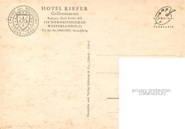 Westerland Sylt Hotel Kiefer Grillrestaurant – Bild 2