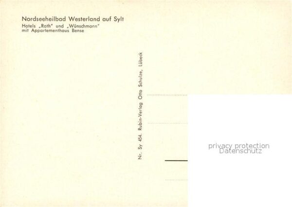 Westerland Sylt Hotels Roth und Wünschmann Appartementh – Bild 2