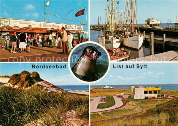 List Sylt Hafenimbiss Fischkutter Hafen Dünenland