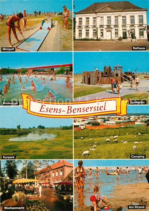 Bensersiel Minigolf Rathaus Wellenbad Spielplatz K