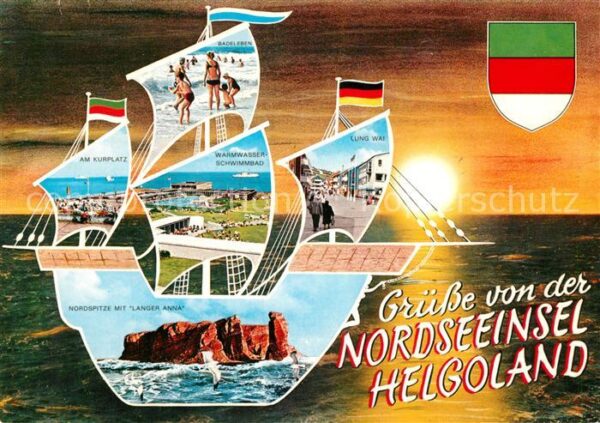Helgoland Kurplatz Schwimmbad Nordspitze Lange An