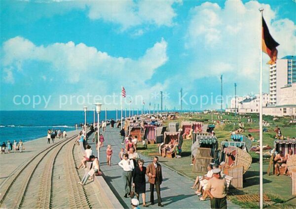 Norderney Nordseebad Wandelbahn an der Kaiserstrsse