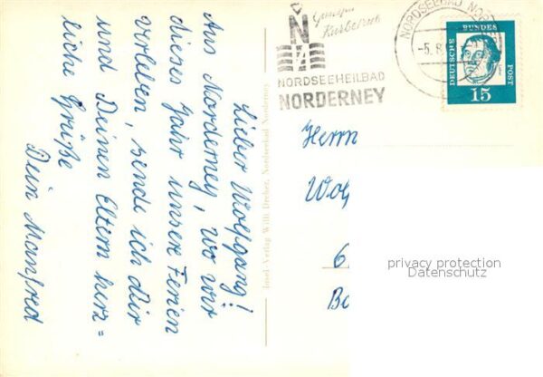 Norderney Nordseebad Kurpark Strand Hotel Restaurant Flieger – Bild 2