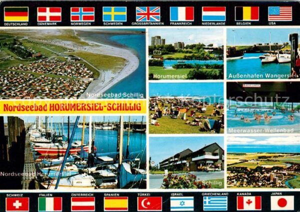 Schillig Nordseebad Fliegeraufnahmen Hafen Meerw
