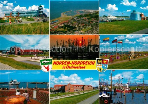 Norden Norddeich Ostfriesland Hotel Restaurant Badestrand Fischkutter