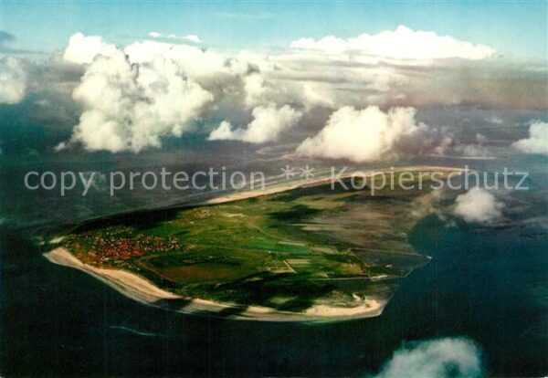 Langeoog Nordseebad Nordseeinsel Fliegeraufnahme