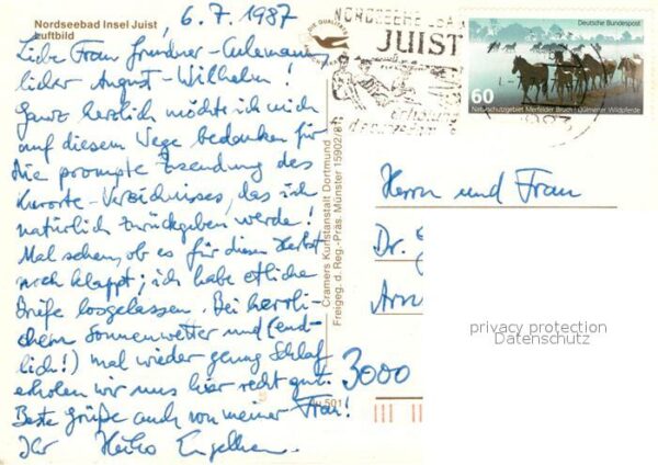 Insel Juist Nordseebad Fliegeraufnahme – Bild 2