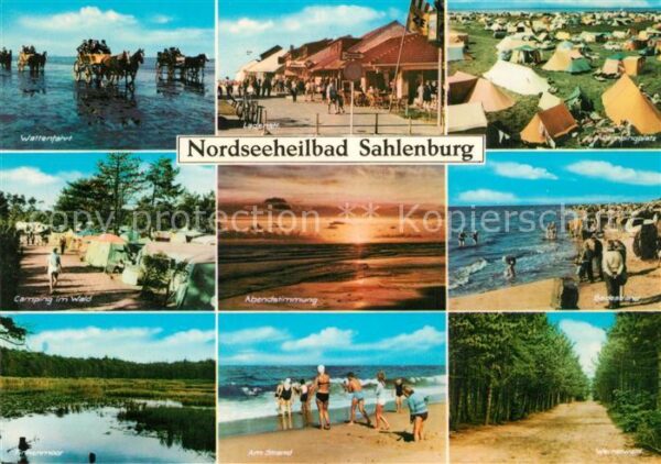 Sahlenburg Nordseeheilbad Wattenfahrt Campingplatz