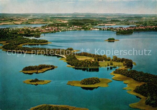 Ploen See Prinzeninsel Seenlandschaft Holsteinisc