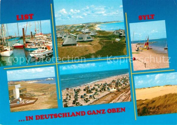 List Sylt Hafen Strand Dünenlandschaft Friesenhäu
