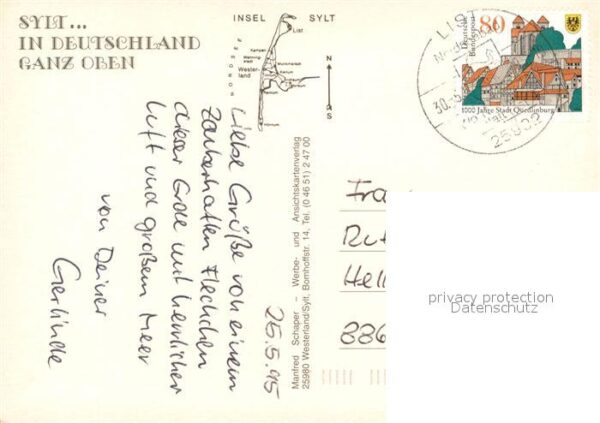 List Sylt Hafen Strand Dünenlandschaft Friesenhäu – Bild 2