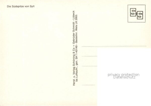 Insel Sylt Südspitze Nordseeinsel Fliegeraufnahme – Bild 2