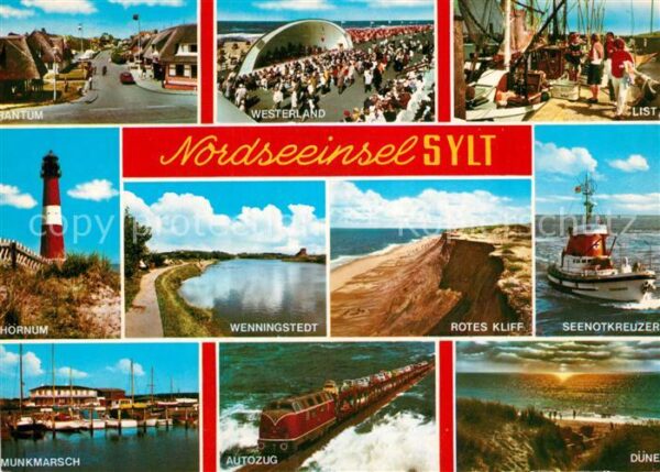 Insel Sylt Ortschaften auf der Nordseeinsel Konzer
