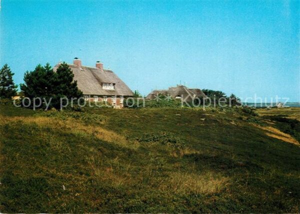 Kampen Sylt Häuser am Wattenmeer
