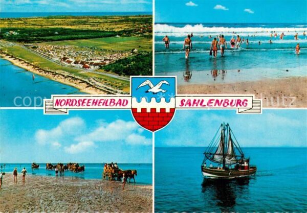 Sahlenburg Strand Wattwagen Fischkutter Fliegerauf