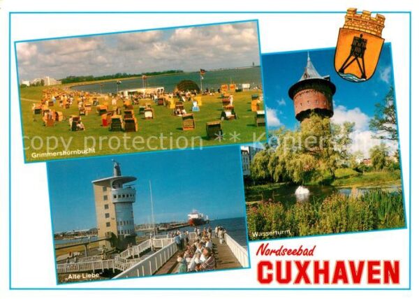 Cuxhaven Nordseebad Badestrand Grimmershörnbucht Alte Liebe