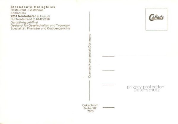 Norderhafen Strandcafe Halligblick Restaurant Gäste – Bild 2