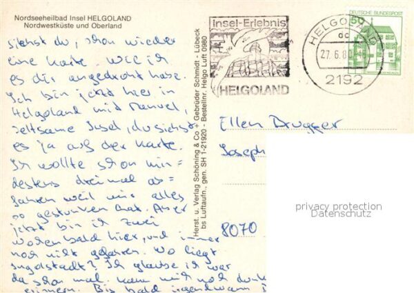 Helgoland Nordseeinsel Nordwestküste Lange Anna O – Bild 2