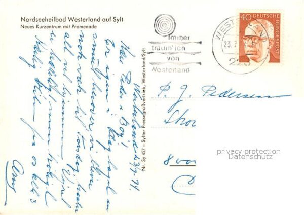 Westerland Sylt Kurzentrum Promenade – Bild 2