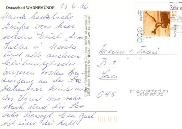 Warnemuende Ostseebad Fischkutter Hafen Mole Leuchtturm Teepo – Bild 2