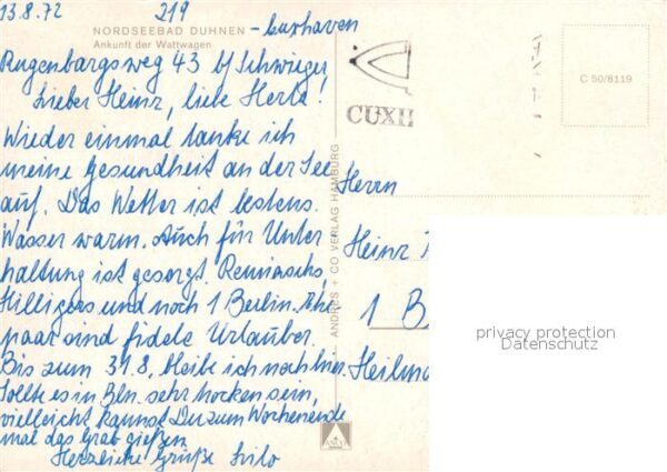Duhnen Nordsee Ankunft der Wattwagen – Bild 2