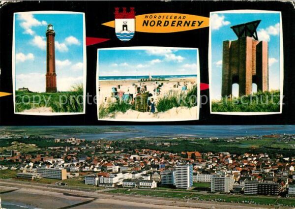 Norderney Nordseebad Leuchtturm Strand Kap Seezeichen Wahrze