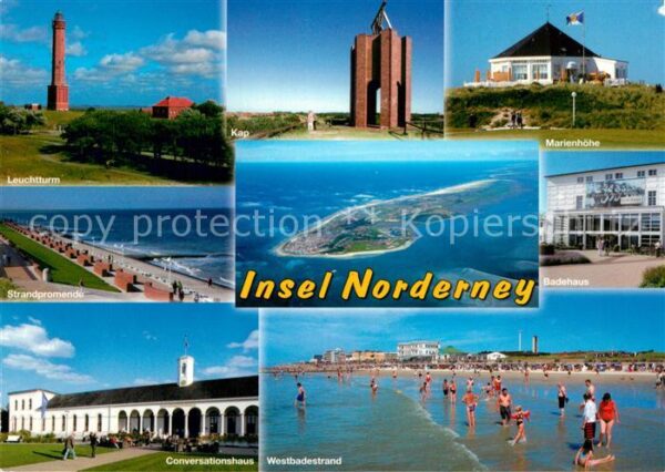 Norderney Nordseebad Leuchtturm Kap Seezeichen Wahrzeichen C