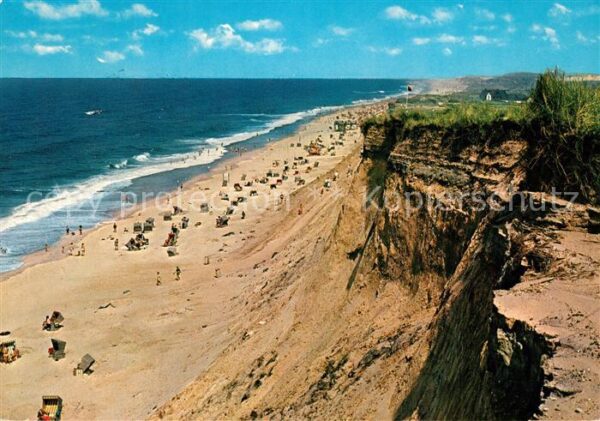 Kampen Sylt Rotes Kliff Strand