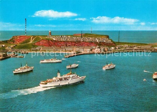 Helgoland Nordseebad Nordseeinsel Reede Fähren Fl